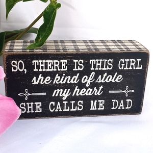 Dad Box Sign